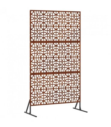 vidaXL Privacy Screen 100 x 50 x 180 cm Weathering Steel Rusty