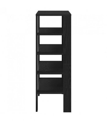 vidaXL Shoe Rack Black 61x32x87.5 cm Engineered Wood