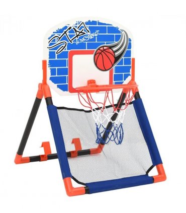 vidaXL Children Basketball Set Multifunctional Floor and Wall