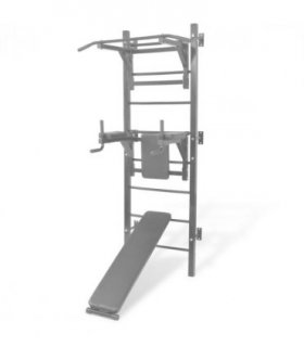 vidaXL Wall-mounted Multi-functional Fitness Power Tower Black