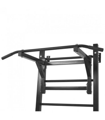 vidaXL Wall-mounted Multi-functional Fitness Power Tower Black