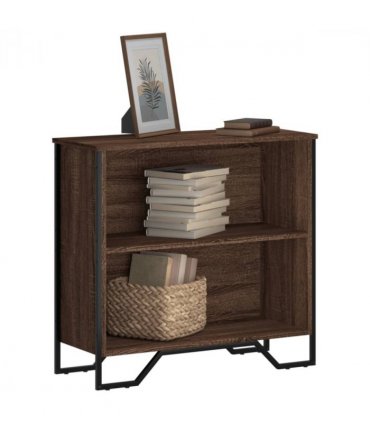 vidaXL Bookcase Brown Oak 80x31x74.5 cm Engineered Wood