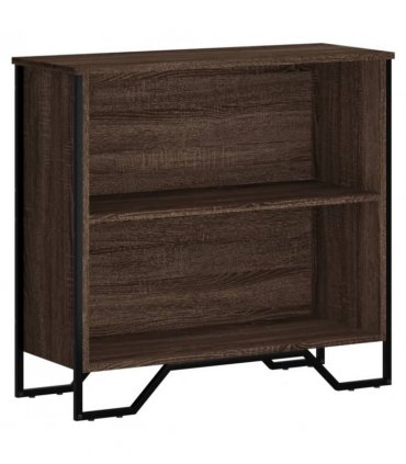 vidaXL Bookcase Brown Oak 80x31x74.5 cm Engineered Wood