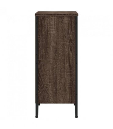 vidaXL Bookcase Brown Oak 80x31x74.5 cm Engineered Wood