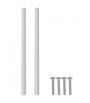 vidaXL Handle Plain 828 pcs Silver 105.7 x 7.4 x 15.5 mm Aluminium
