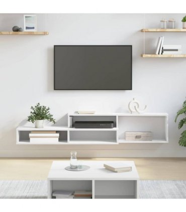 vidaXL Wall TV Stand 150 x 25 x 28.5 cm Engineered Wood