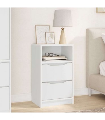 vidaXL Bedside Table White 40 x 30 x 467 cm Engineered Wood