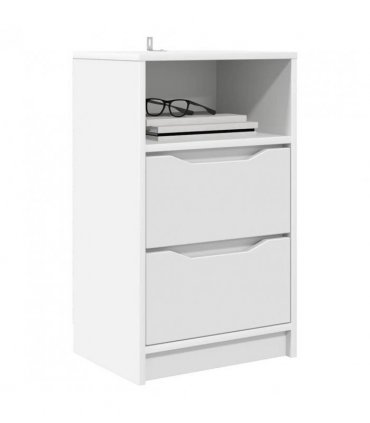 vidaXL Bedside Table White 40 x 30 x 467 cm Engineered Wood