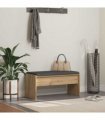 vidaXL Hall Bench with Cushion Artisan Oak 83 x 38 x 40 cm
