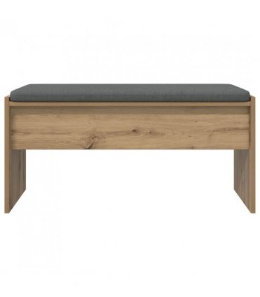 vidaXL Hall Bench with Cushion Artisan Oak 83 x 38 x 40 cm