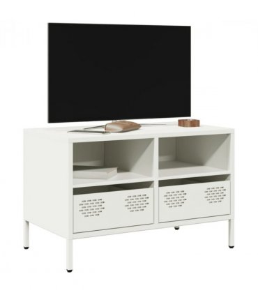 vidaXL TV Cabinet White 68x39x43.5 cm Cold-rolled Steel