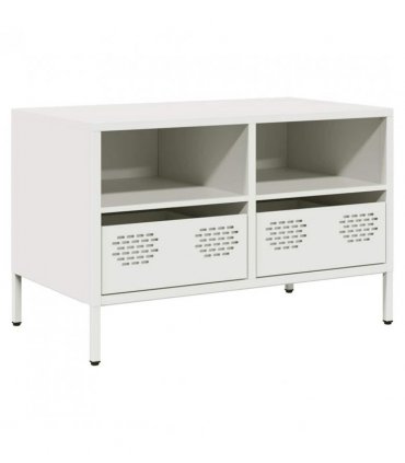 vidaXL TV Cabinet White 68x39x43.5 cm Cold-rolled Steel