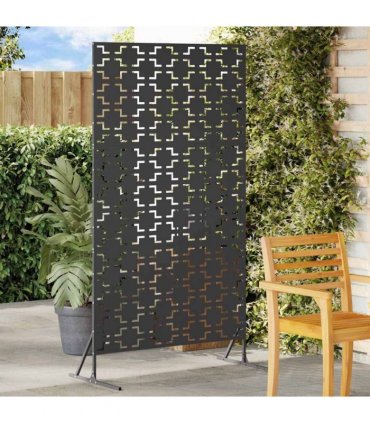 vidaXL Privacy Screen 100 x 50 x 180 cm Steel Black