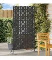 vidaXL Privacy Screen 100 x 50 x 180 cm Steel Black