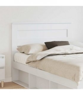 vidaXL Headboard White Engineered wood
