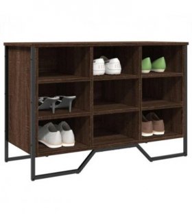vidaXL Shoe Cabinet Brown Oak 90x38x61.5 cm Engineered Wood