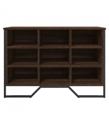 vidaXL Shoe Cabinet Brown Oak 90x38x61.5 cm Engineered Wood