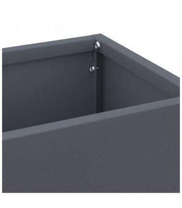 vidaXL Rain Umbrella Stand Anthracite 15.5 x 15.5 x 49 cm Steel