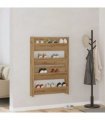 vidaXL Shoe Cabinet 2 pcs Artisan Oak 81 x 18 x 60 cm Engineered Wood