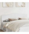 vidaXL Headboard White Engineered wood