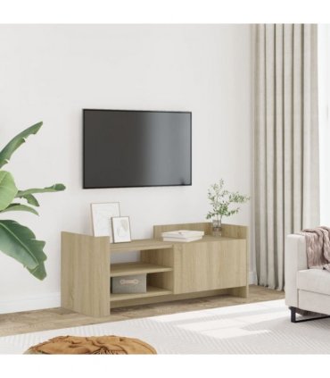 vidaXL TV Cabinet Sonoma Oak 100x35x40 cm Engineered Wood