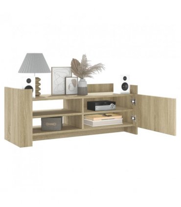 vidaXL TV Cabinet Sonoma Oak 100x35x40 cm Engineered Wood