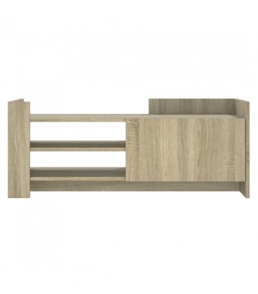 vidaXL TV Cabinet Sonoma Oak 100x35x40 cm Engineered Wood
