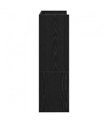 vidaXL Shoe Rack Black 60x25x81 cm Engineered Wood
