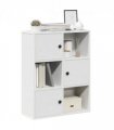 vidaXL Bookcase White 60x24x76.5 cm Engineered Wood