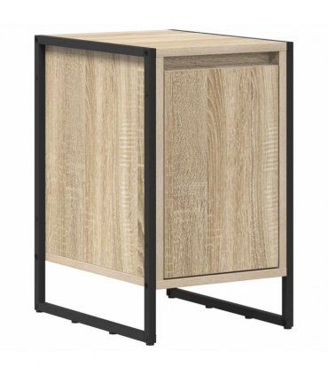 vidaXL Bedside Table Sonoma 39.5 x 30 x 50 cm Engineered Wood