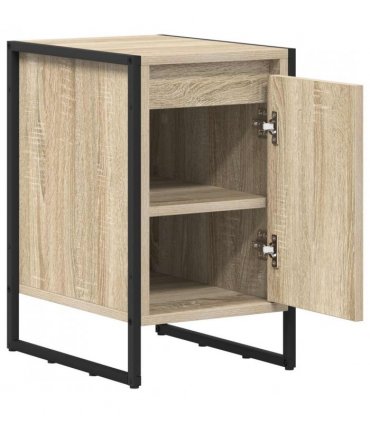 vidaXL Bedside Table Sonoma 39.5 x 30 x 50 cm Engineered Wood