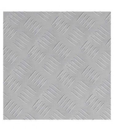vidaXL Stair Tread Square 2 pcs Silver 40 x 40 cm Aluminium
