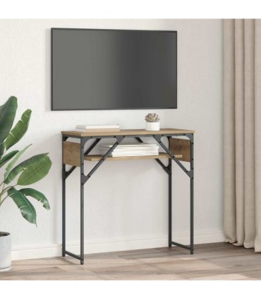 vidaXL ConsoleTable Artisan Oak 75x30x75cm Engineered Wood