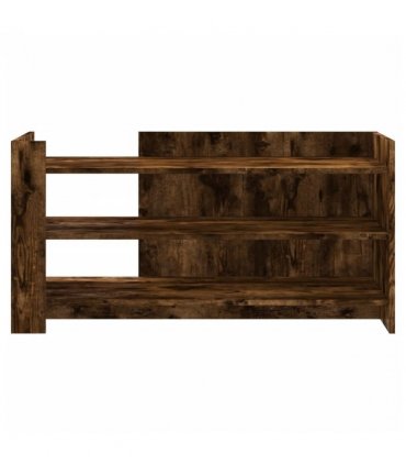 vidaXL Coffee Table Smoked Oak 100x50x50 cm Engineered Wood