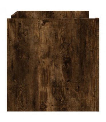 vidaXL Coffee Table Smoked Oak 100x50x50 cm Engineered Wood