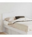 vidaXL Headboard White Engineered wood