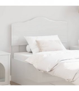 vidaXL Headboard Gloss White Engineered wood
