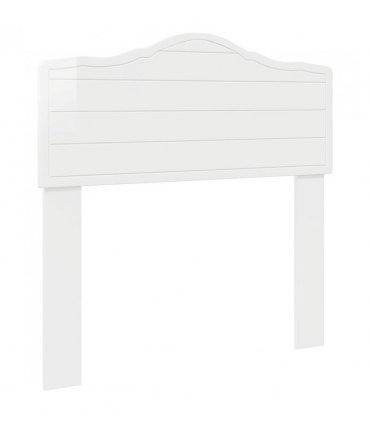vidaXL Headboard Gloss White Engineered wood
