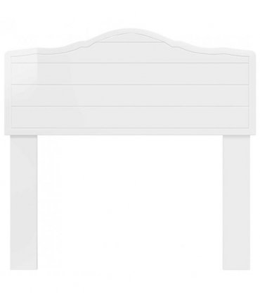 vidaXL Headboard Gloss White Engineered wood