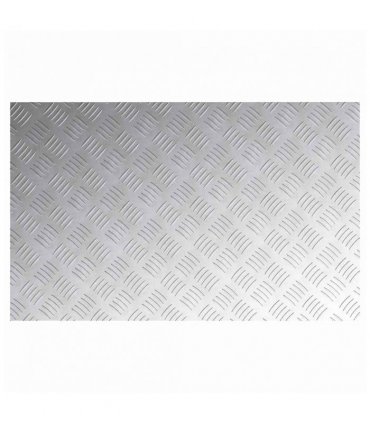 vidaXL Stair Tread Rectangular 4 pcs Silver 80 x 50 cm Aluminium