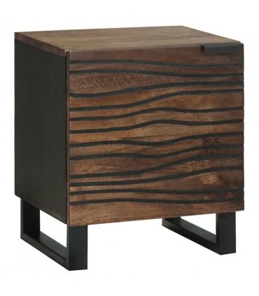 vidaXL Bedside Cabinet 2 pcs Walnut 40 x 33 x 46 cm Engineered Wood
