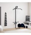 vidaXL Wall-mounted Home Gym with 2 Pulleys