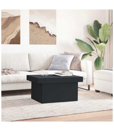 vidaXL Coffee Table | Black | Engineered wood | Medium | Coffee Table