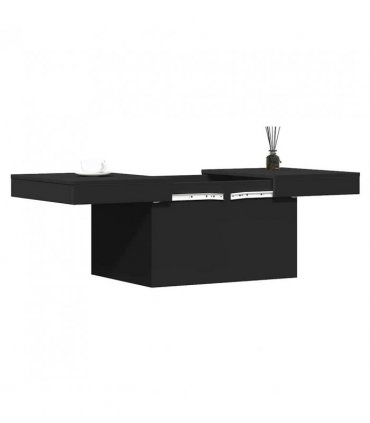 vidaXL Coffee Table | Black | Engineered wood | Medium | Coffee Table