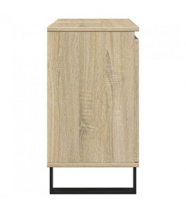 vidaXL Bathroom Cabinet Sonoma Oak 58x33x60 cm Engineered Wood