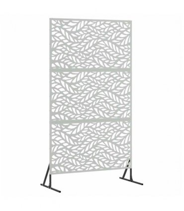 vidaXL Privacy Screen 100 x 50 x 180 cm Galvanised Steel Silver