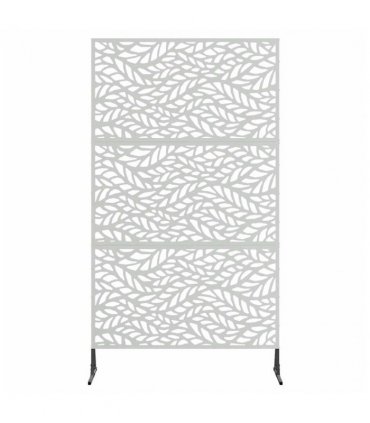 vidaXL Privacy Screen 100 x 50 x 180 cm Galvanised Steel Silver