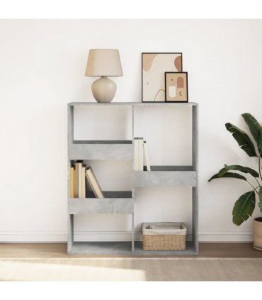 vidaXL Book Cabinet/Room Divider Concrete Grey 100x33x115 cm