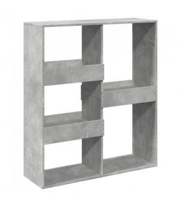 vidaXL Book Cabinet/Room Divider Concrete Grey 100x33x115 cm