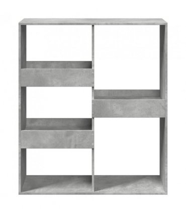 vidaXL Book Cabinet/Room Divider Concrete Grey 100x33x115 cm